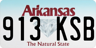 AR license plate 913KSB