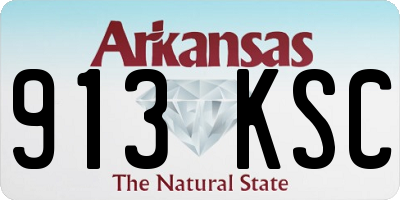 AR license plate 913KSC