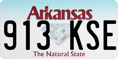 AR license plate 913KSE