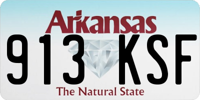 AR license plate 913KSF