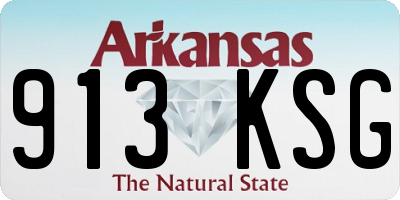 AR license plate 913KSG