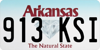 AR license plate 913KSI