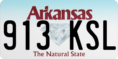 AR license plate 913KSL