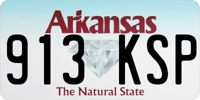 AR license plate 913KSP