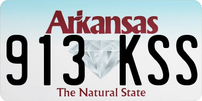 AR license plate 913KSS