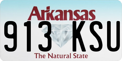 AR license plate 913KSU