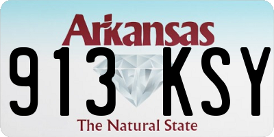AR license plate 913KSY