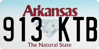 AR license plate 913KTB