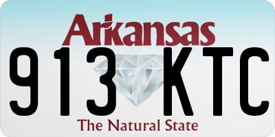 AR license plate 913KTC