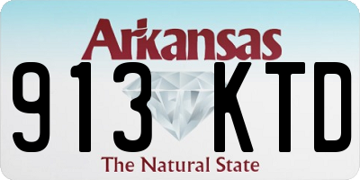 AR license plate 913KTD