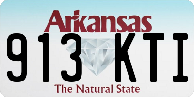 AR license plate 913KTI