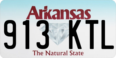 AR license plate 913KTL