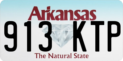 AR license plate 913KTP
