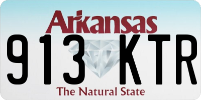 AR license plate 913KTR