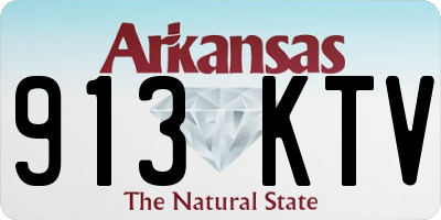 AR license plate 913KTV