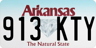 AR license plate 913KTY