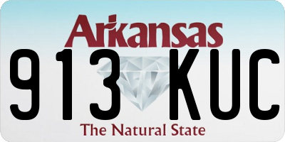 AR license plate 913KUC