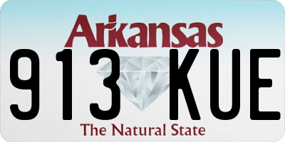 AR license plate 913KUE