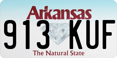AR license plate 913KUF