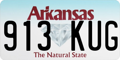 AR license plate 913KUG