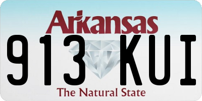 AR license plate 913KUI