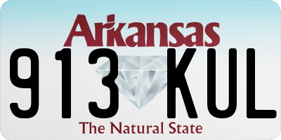 AR license plate 913KUL