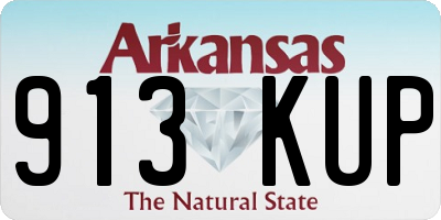 AR license plate 913KUP