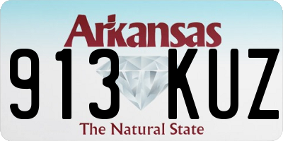 AR license plate 913KUZ