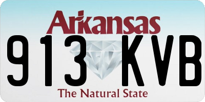 AR license plate 913KVB