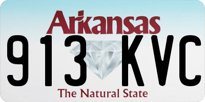 AR license plate 913KVC