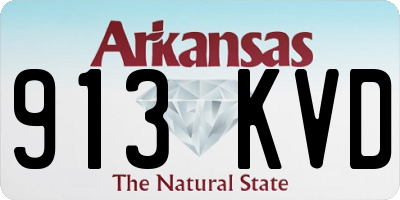 AR license plate 913KVD