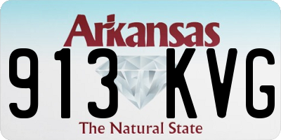 AR license plate 913KVG