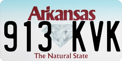 AR license plate 913KVK