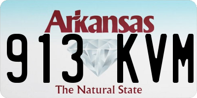 AR license plate 913KVM