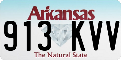 AR license plate 913KVV