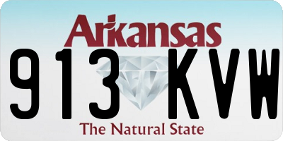 AR license plate 913KVW