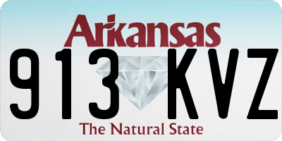 AR license plate 913KVZ