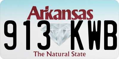 AR license plate 913KWB