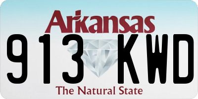 AR license plate 913KWD