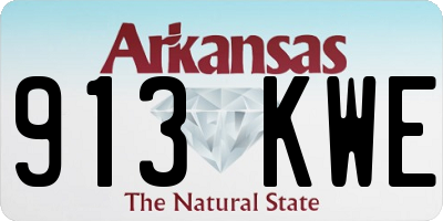 AR license plate 913KWE