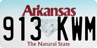 AR license plate 913KWM