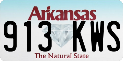 AR license plate 913KWS