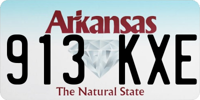 AR license plate 913KXE