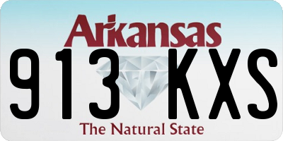 AR license plate 913KXS