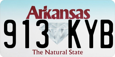 AR license plate 913KYB