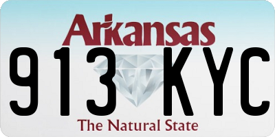 AR license plate 913KYC