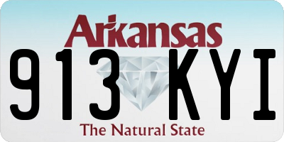 AR license plate 913KYI