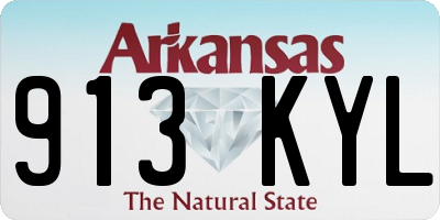 AR license plate 913KYL