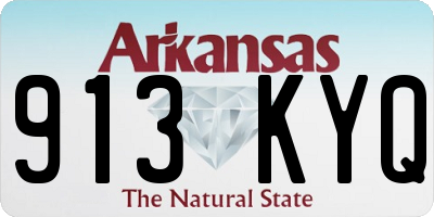 AR license plate 913KYQ