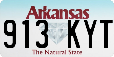 AR license plate 913KYT